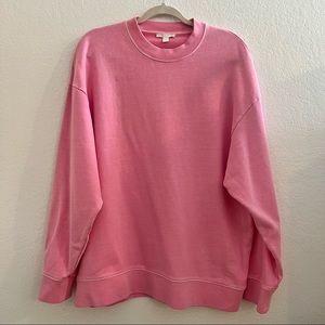 COS Oversized pink sweatshirt